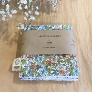 lingette demaquillante lavable fait main