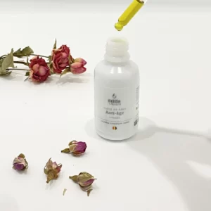 huile visage rose